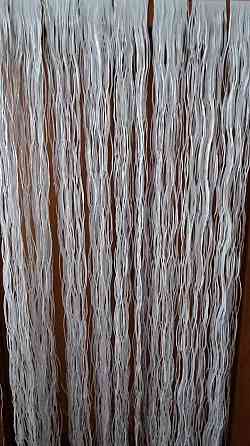 Дождик на елку новогодний волнистый 150 см на 22 см белый Киев