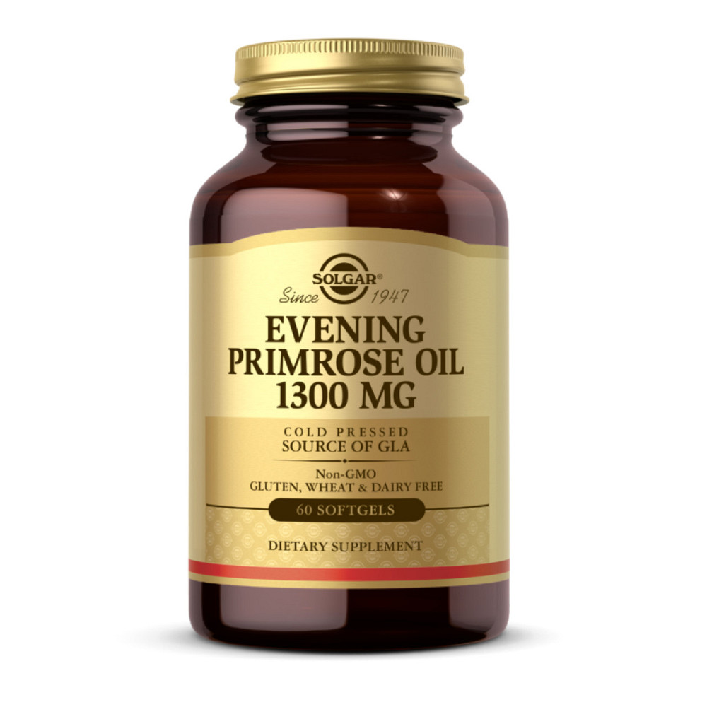 Масло вечерней примулы Solgar Evening Primrose Oil 1300mg 60 softgels Киев - изображение 1