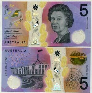Австралія Australia - 5 Dollars 2016 UNC P. 62 Polymer Полтава - фото 1