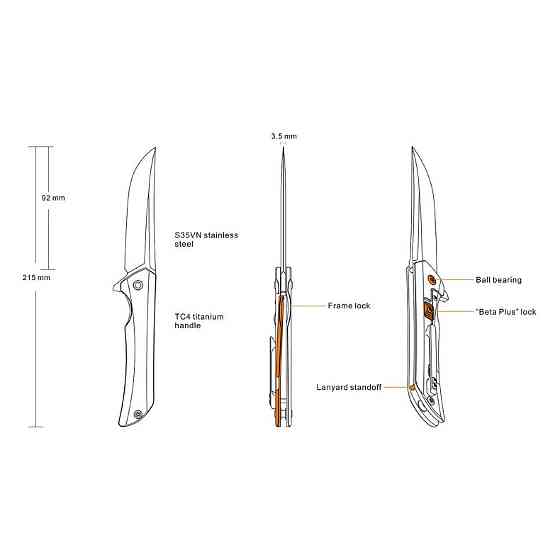 Нож складной Ruike M121-TZ Киев
