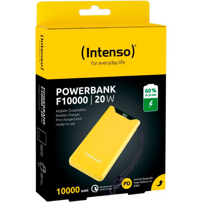 Батарея универсальная Intenso F10000 10000mAh QC/3.0 yellow (7332039) Винница - изображение 11