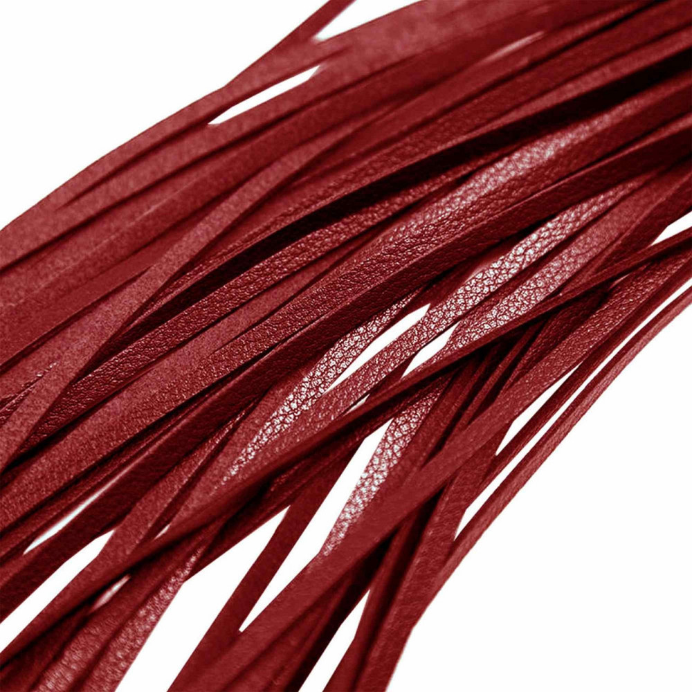 Кнут красный Flogger Long Leather Sex Aura Киев - изображение 4