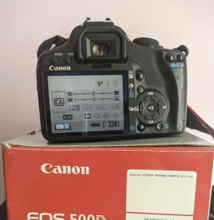 Фотоапарат Цифровий, Дзеркала: Canon 500D+16Gb. SD. Харків