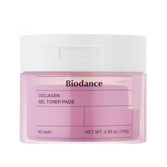 Коллагеновые гелевые педы Collagen Gel Toner Pads Biodance 60 шт Киев