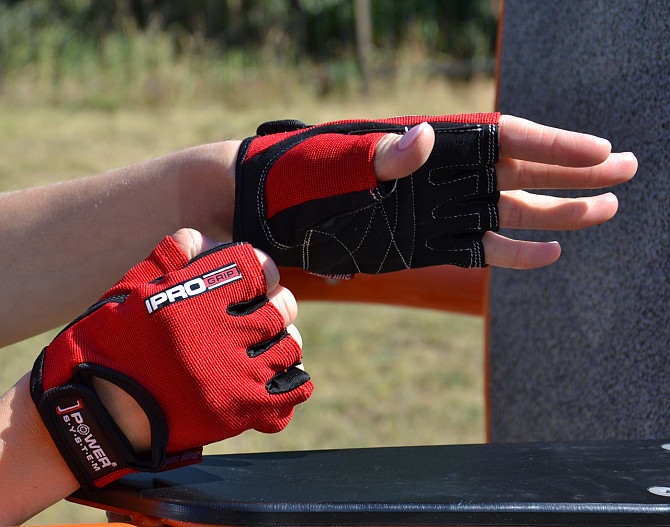 Рукавички для фітнесу Power System PS-2250 Pro Grip Red L Каменское - изображение 10
