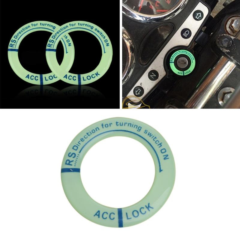 Фосфорна наклейка на замок запалювання авто Київ - фото 3