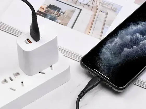 Кабель USB - Lightning Borofone BX37 Wieldy 1м 2А швидка зарядка для iPhone iPad шнур із захисним чіпом білий Одеса