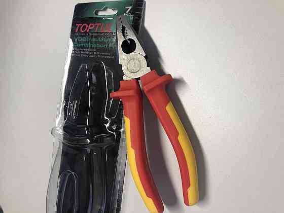 Пасатижі електрика 7" 1000V VDE TOPTUL DGCA2207 Чернігів