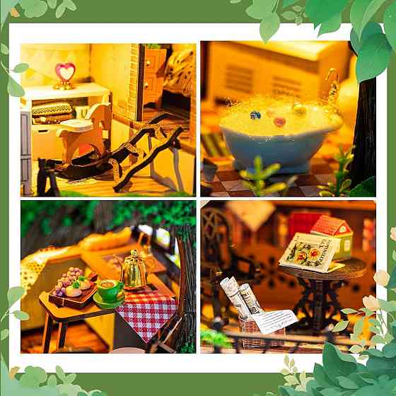 3D Румбокс DIY Fairy Tale Forest Казковий ліс + Пилозахисний купол L2501Z Київ