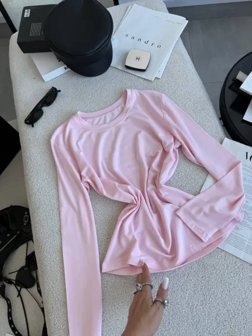 Жіночий базовий лонгслів з віскози Одеса - фото 10