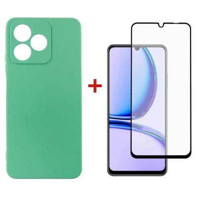 Чохол до мобільного телефона Dengos Kit for Realme C51 case + glass (Mint) (DG-KM-61) Вінниця - фото 1