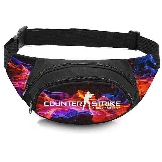 Сумка-бананка дитяча з принтом Counter-Strike поясна сумка для хлопчика (4501) Київ