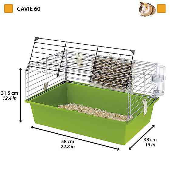 Клітка для морських свинок і гризунів Ferplast Cavie 60 (Ферпласт Кавіє 60) Запоріжжя