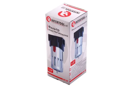 Фільтр компресора Intertool 1/2 в металі Вінниця