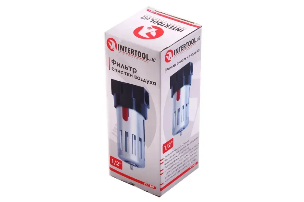 Фільтр компресора Intertool 1/2 в металі Вінниця - фото 4