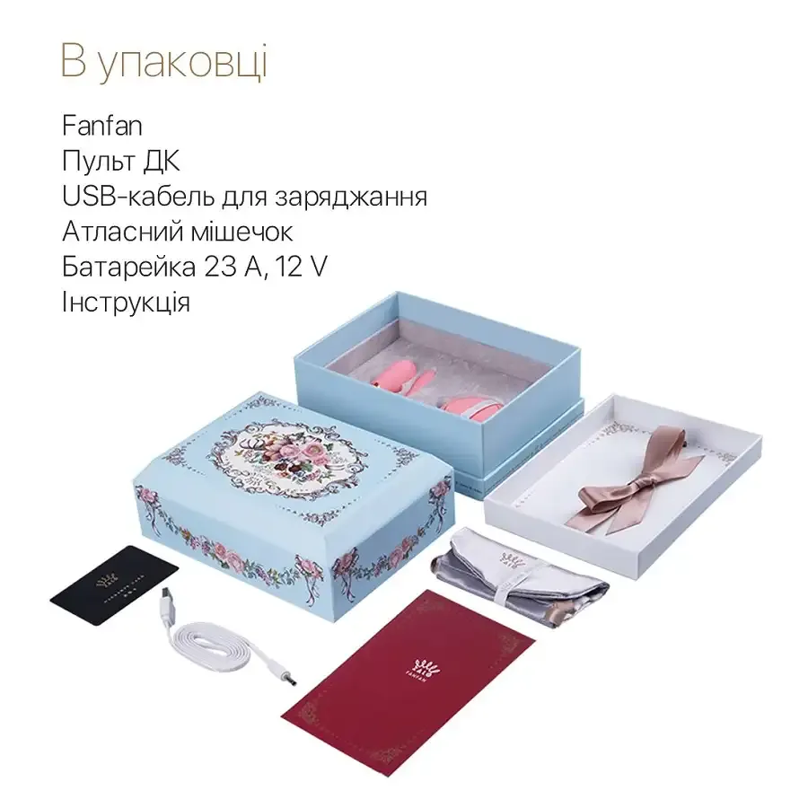 Смартвібратор для пар Zalo Fanfan set Rouge Pink, пульт ДК Львів - фото 8