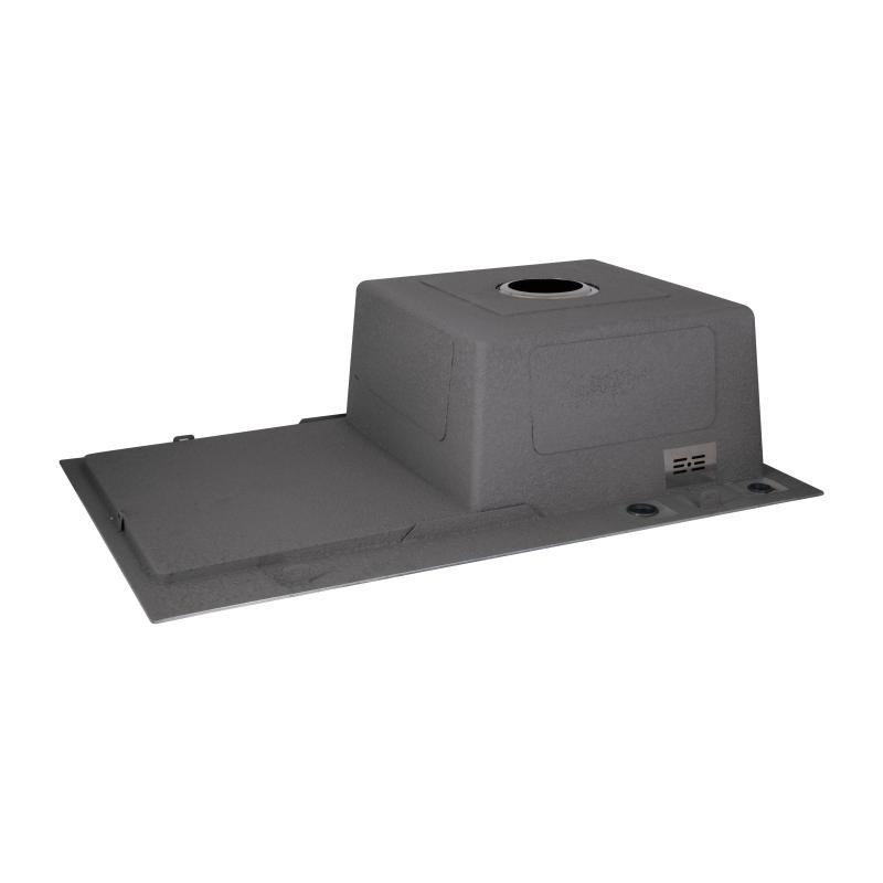 Мойка для кухни с нержавеющей стали интегрированная Lidz Handmade H7849L Brushed Steel (3/1 мм) Киев - изображение 5