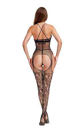 Бодістокінг - Bodystocking 211053, black - One Size Sex Aura Київ