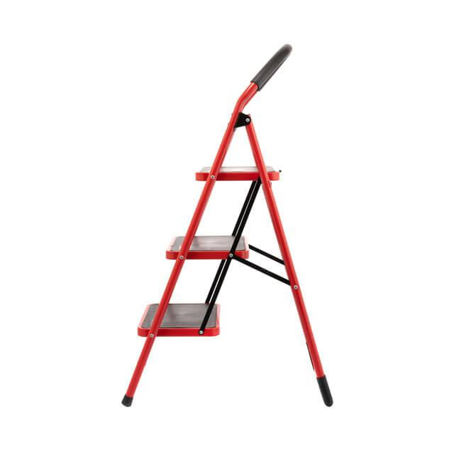Драбина сталева, 3 сходинки, 380×260 мм, висота: 1131 мм, висота до платформи: 729 мм INTERTOOL LT-0037 Київ - фото 3