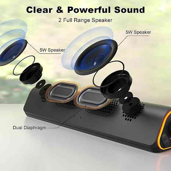 SOULION R50 саундбар для ПК Bluetooth 3,5 мм USB питание RGB подсветка стерео 10 Вт компактный Киев