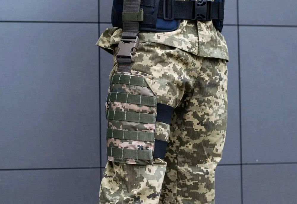 Розвантаження зі стропами моллі на стегна платформа Kreminna піксель, хижак Днепр - изображение 3