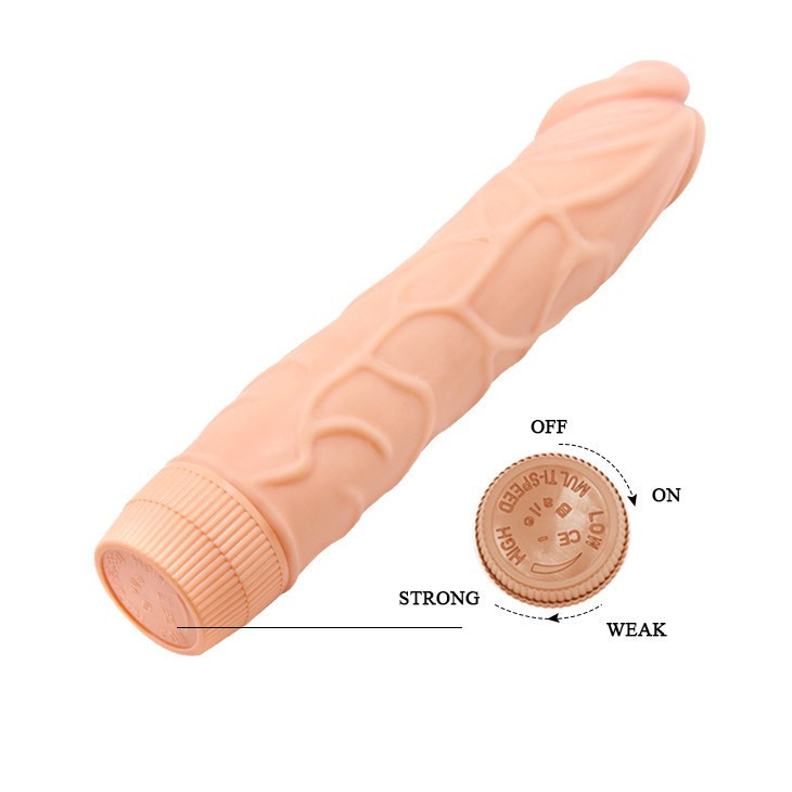 Вібратор - Barbara Bob Vibrator 8,8" Flesh Sex Aura Київ - фото 8
