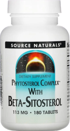 Комплекс фітостеролів з бета-ситостеролом Source Naturals Phytosterol 180 таб Київ