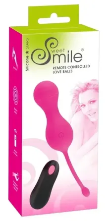Вибрационное яйцо Sweet Smile Remote Controlled Love Balls Sex Aura Киев