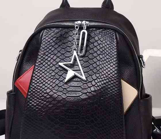 Женский кожаный рюкзак Надежный женский рюкзак натуральная кожа TidinBag Киев