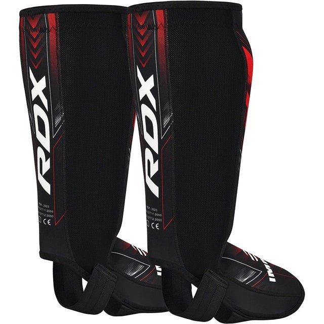 Захист для гомілок та стоп RDX NEOPRENE SHIN INSTEP IMMAF-1-RED-L Кам'янське - фото 4