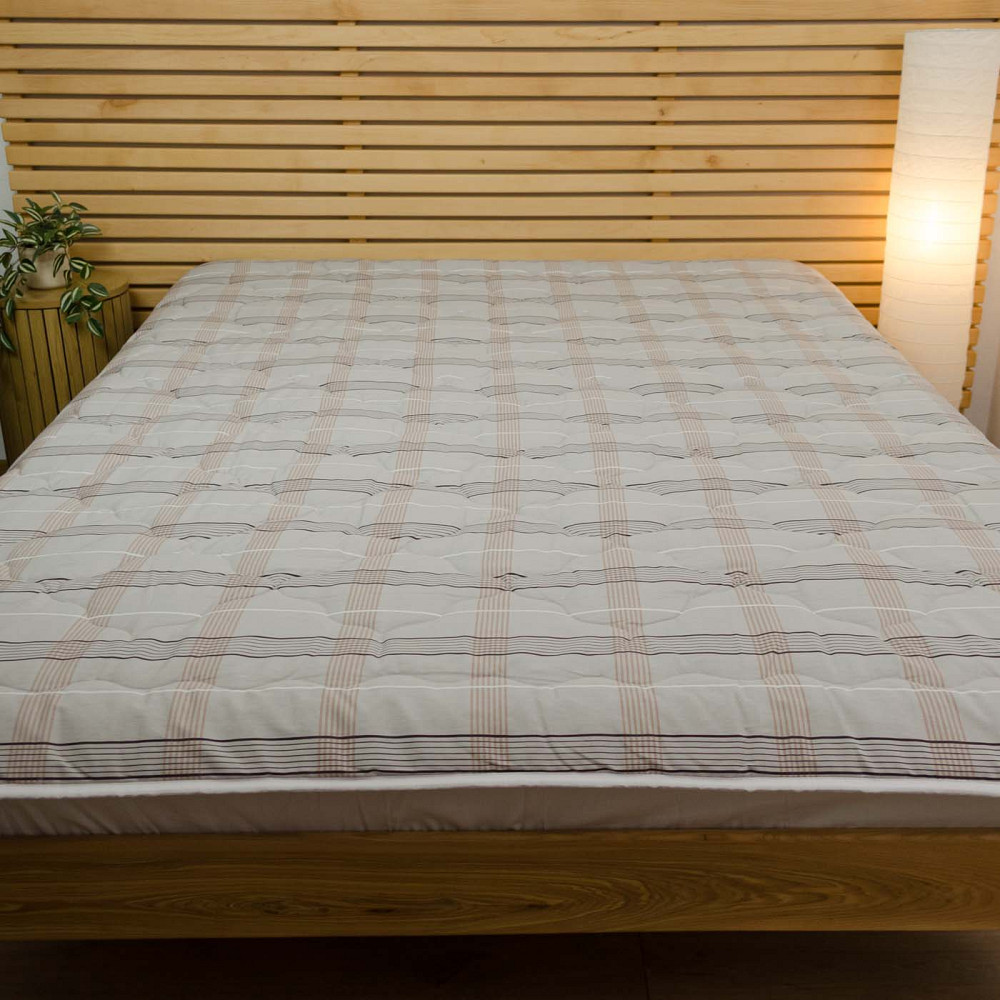 Одеяло конопляное летнее Сатин Персиваль YouStar детское 110х140 см (Светло-серый) Сумы - изображение 1