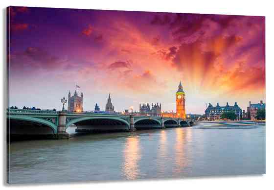 Картина холст в гостиную / спальню   Велика Британія     MLP_230 80x120 см Киев