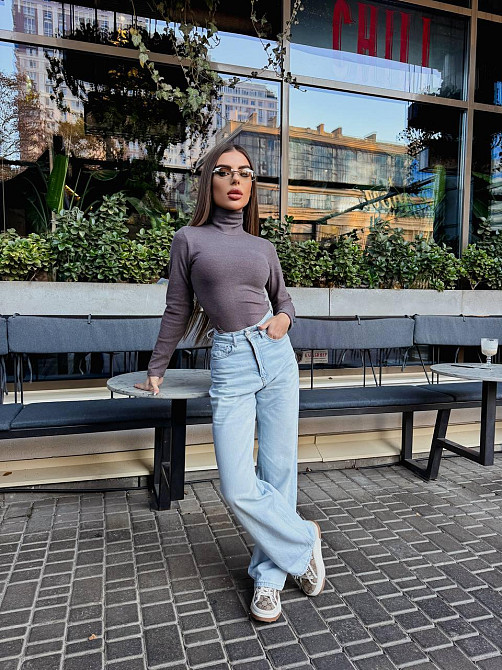 Жіночий теплий базовий боді з мікрофлісу рuma Сірий, 42/44 Одеса - фото 7