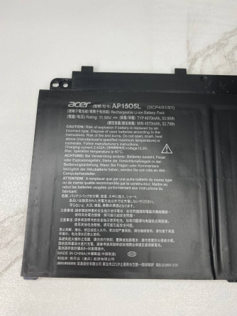 Оригінальна батарея (акумулятор) для ноутбука Acer Aspire S5-371 (AP15O5L, AP15O3K, 11.55V, 53.9Wh) — Б/В Київ