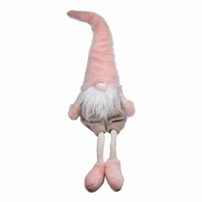 Прикраса декоративна YES! Fun Гном новорічний 60 см, рожевого кольору (973615) Вінниця