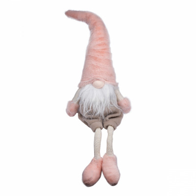 Прикраса декоративна YES! Fun Гном новорічний 60 см, рожевого кольору (973615) Вінниця - фото 1