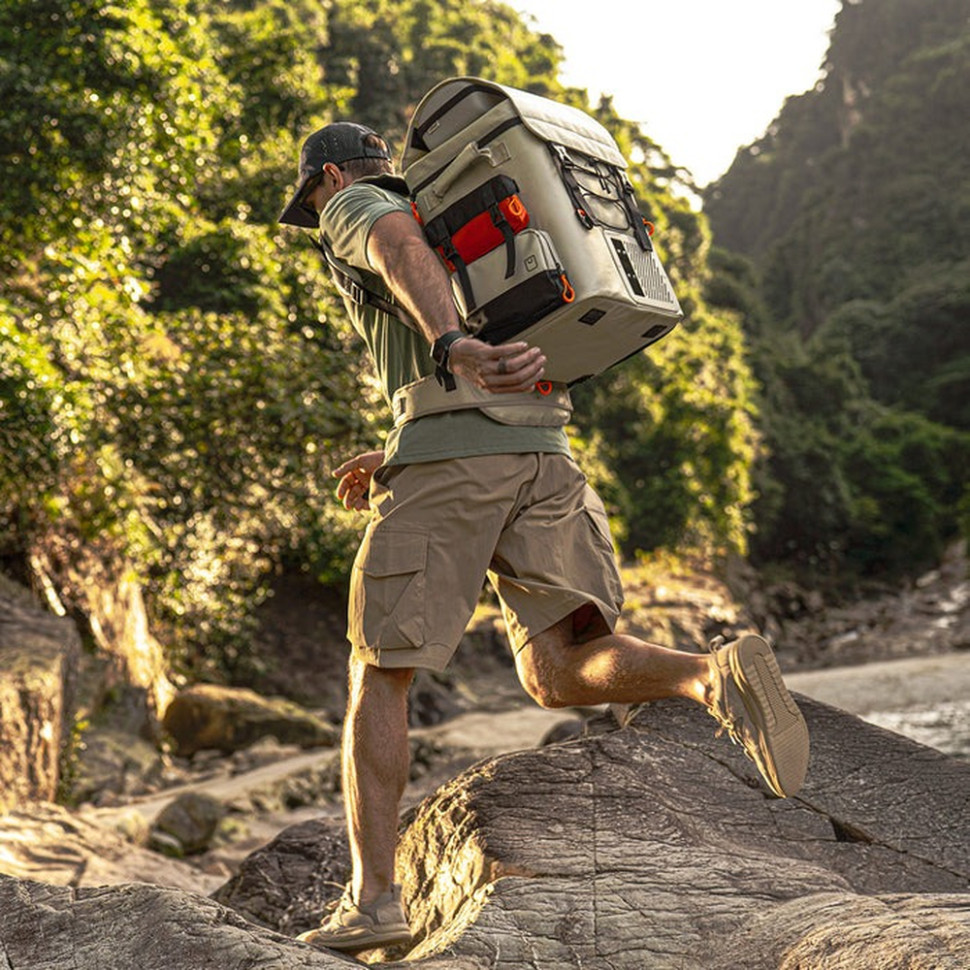 Акумуляторний холодильник-рюкзак Litheli 16л, живлення від павербанку (УМБ Litheli Power Bank 20000 mAh, 45 W в комплекті) Київ - фото 10