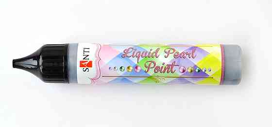 ЗD-гель "Santi" 741201 "Liquid pearl gel" срібний, шт Київ