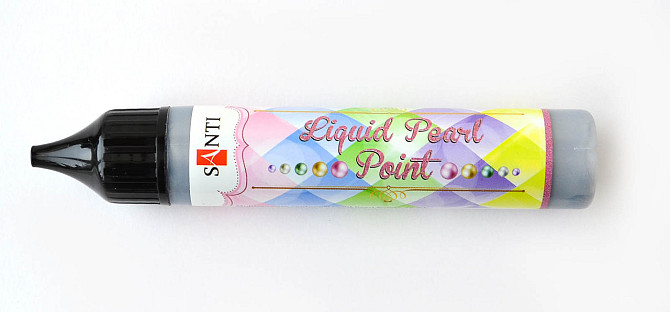 ЗD-гель "Santi" 741201 "Liquid pearl gel" срібний, шт Київ - фото 1