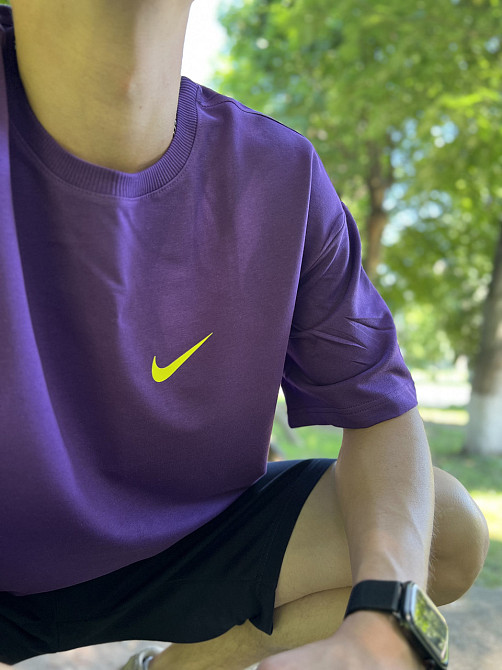 Літній костюм oversize unisex NIKE (шорти + футболка) Чернівці - фото 3