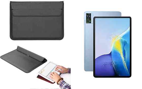 Чохол-конверт VitoCase для Oukitel OT5, Oukitel OT5S, з функцією підставки для планшета Чорний Київ