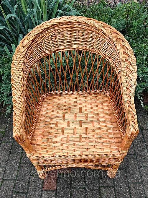 Кресло из лозы с низкой спинкой Киев - изображение 8