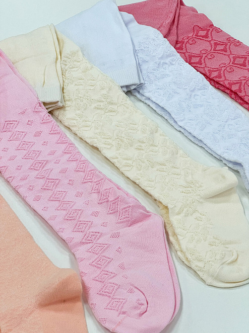 Колготки дитячі бавовняні Ажурні для дівчаток арт.902 в асортименті Чернівці - фото 3