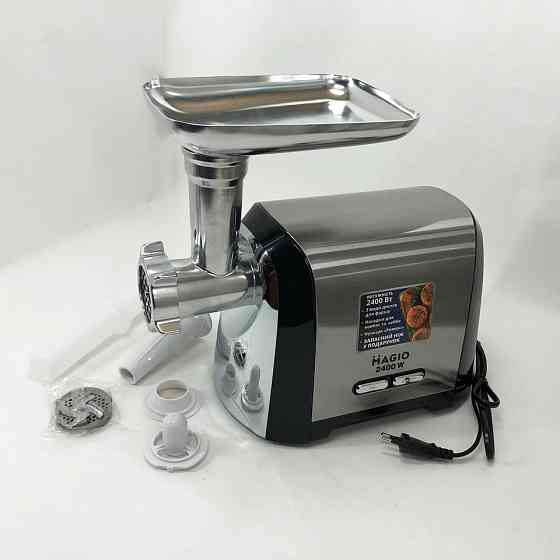 Надійна м'ясорубка для щоденного використання Magio MG-269 2400 W, Універсальна м'ясорубка подрібнювач OV-37 Івано-Франківськ