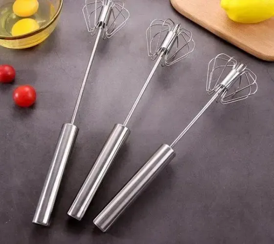 Портативный полуавтоматический универсальный миксер для яиц, блинов, соусов Cookkiss 33см с нержавеющей стали Коломия