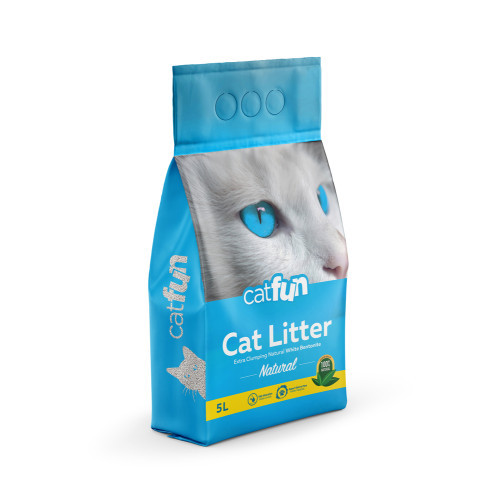 Наповнювач Catfun для котячих туалетів бентонітовий натуральний 5 л Київ - фото 1