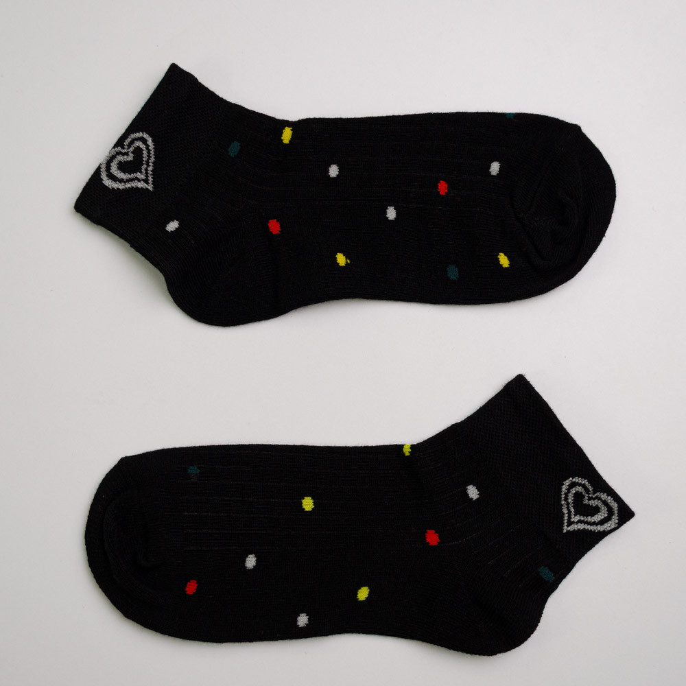 Набор носков хлопковых женских 10 пар Youstar 100 Средние 37-41 Белый черный Сумы - изображение 5