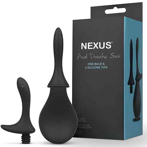 Анальный душ с двумя насадками Nexus ANAL DOUCHE SET 260 ml Sex Aura Киев