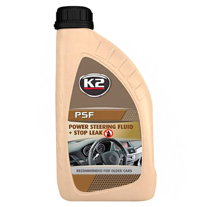 Гідравлічна рідина K2 Power Steering Fluid+Stop Leak 1л Львів - фото 1