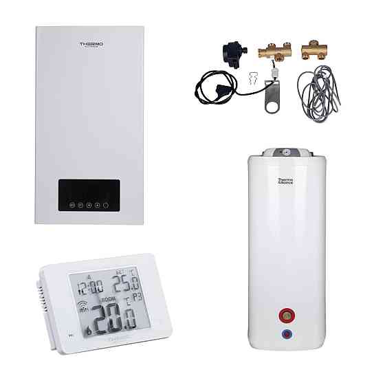 Комплексне рішення Thermo Alliance для котельної: електричний котел 12 кВт + комплект бойлера + комбінований підлоговий Київ